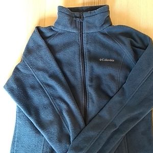 Columbia Large Blue Zip up Fleece